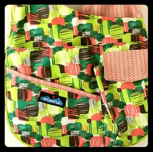 KAVU Large Crossbody Rope Bag Mossy Moss